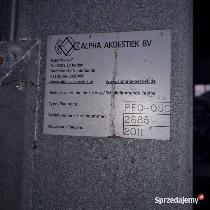 Sprzedam kabinę akustyczną Piotrków Trybunalski sprzedam