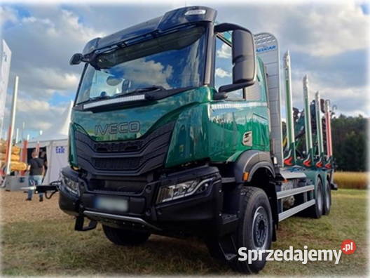 NOWE Iveco TWay AT380T50P 6x4 HDS HIAB Loglift kabina sypialna Specjalne Kraków