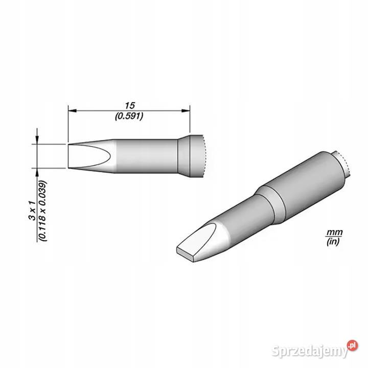 Grot C245061 Do Stacji Lutowniczych JBC AIXUN małopolskie Ludźmierz