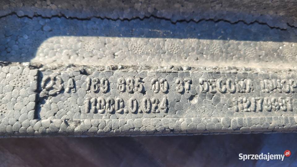 ABSORBER PIANKA STYROPIAN ZDERZAKA PRZÓD osobowe Ruda Śląska sprzedam