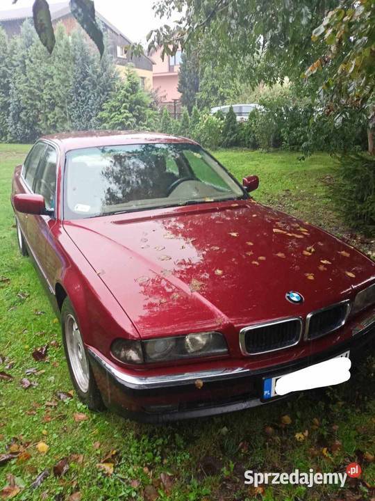 BMW seria 7 E38 z Belgii manual komplet felg i dolnośląskie Bielany Wrocławskie