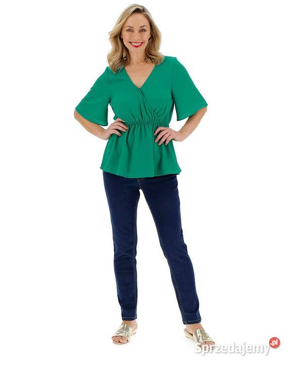 48 Bluzka Top Kimono zielone Simply Be 52 śląskie sprzedam