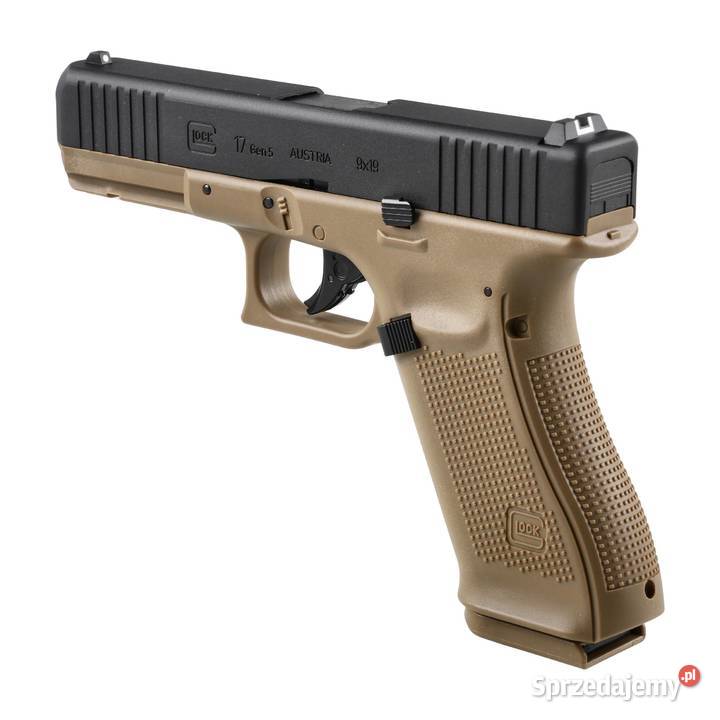 Pistolet wiatrówka Glock 17 gen5 45 mm BB coyote Warszawa