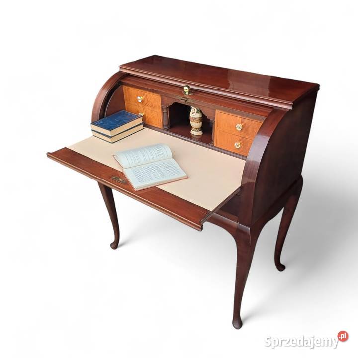 Reprezentacyjne Biurko Sekretarzyk cylindryczny Suchorzew