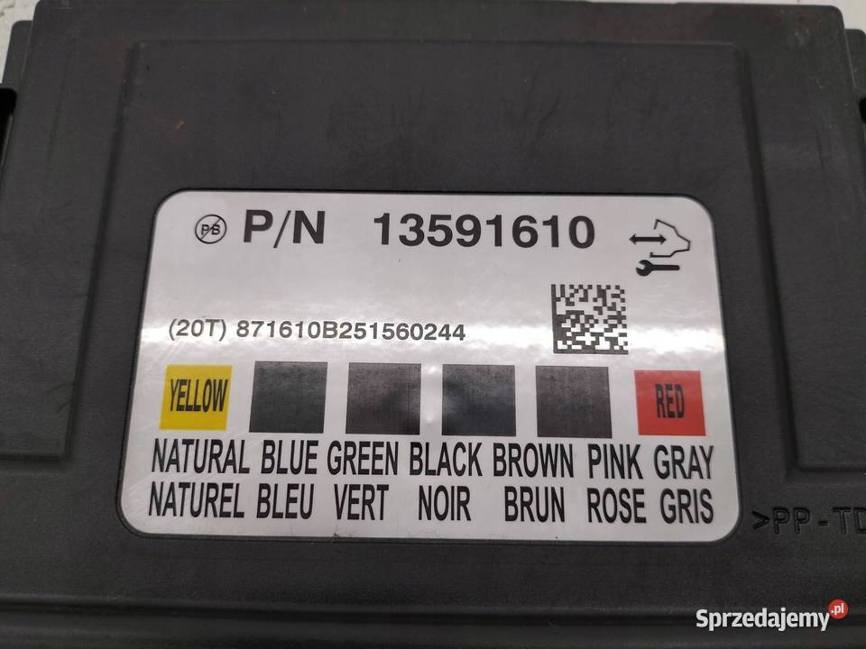 MODUŁ KOMFORTU 13591610 Opel Astra IV 2009 2020 Części samochodowe