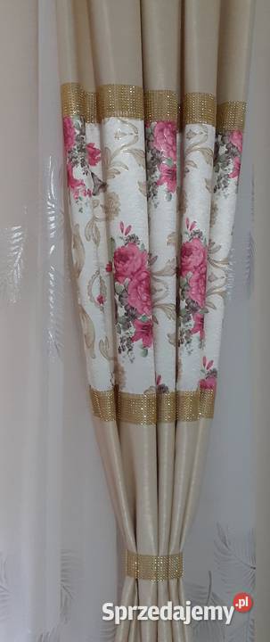 Zasłony bukiet róż mazowieckie