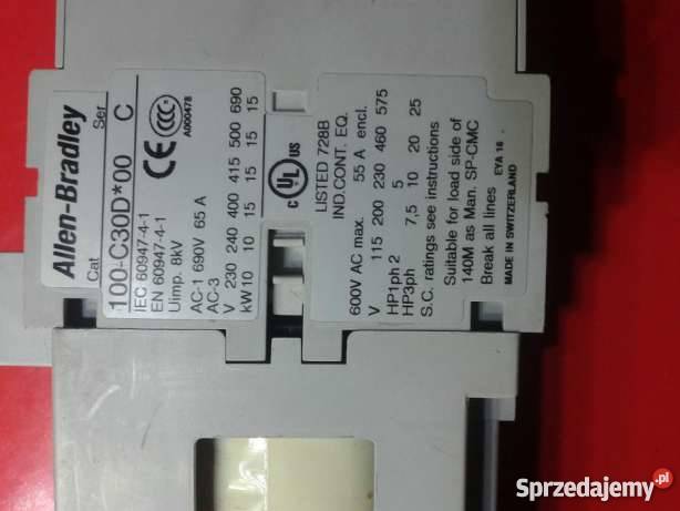 AllenBradley 100C30D Kontaktor pomorskie Gołębiewo sprzedam