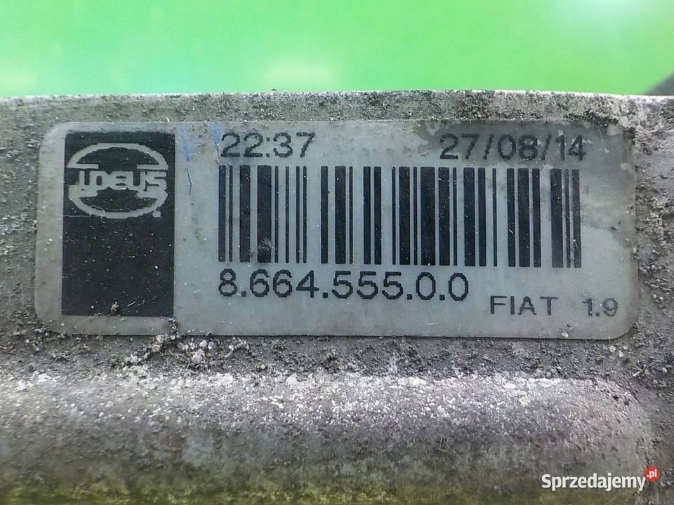 OPEL COMBO D 13 CDTI 14r VAN intercooler Chłodnice powietrza (intercoolery) Suków