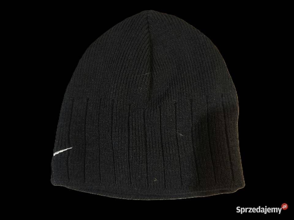 Klasyczna Czarna Czapka NIKE unisex Beanie 100 podlaskie Gródek