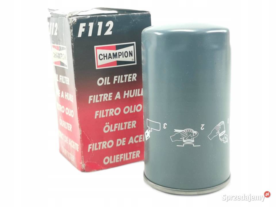 FILTR OLEJU FIAT DUCATO 19 TD 2002 NOWY CHAMPION osobowe