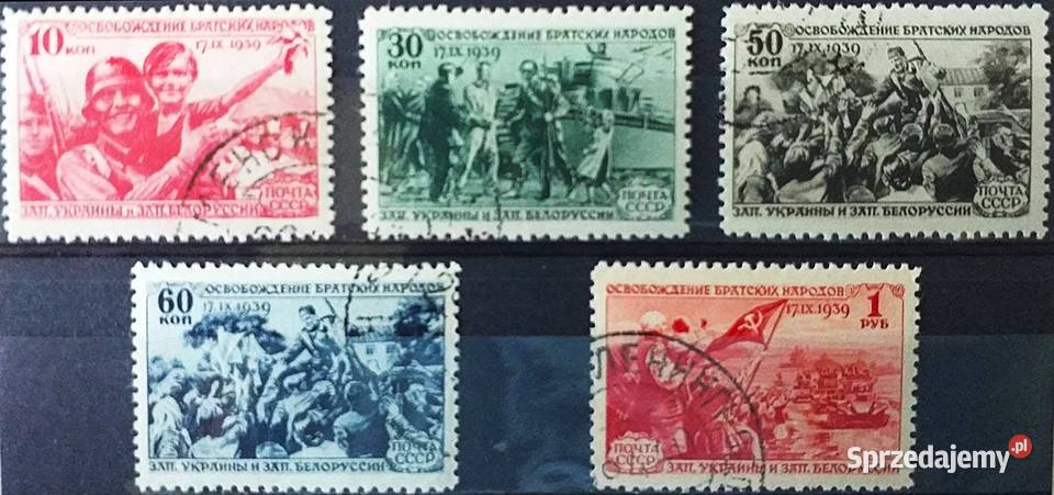 ROSJA ZSRR 1940inwazja na Polske 17IX1939 pomorskie Człuchów