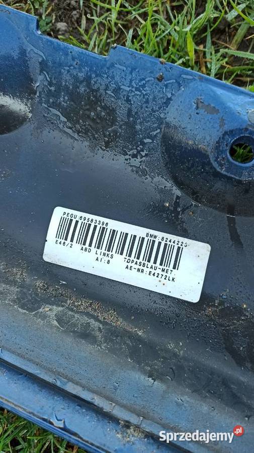 Próg Lewy Bmw e46 Coupe Topasblau Osłona progu