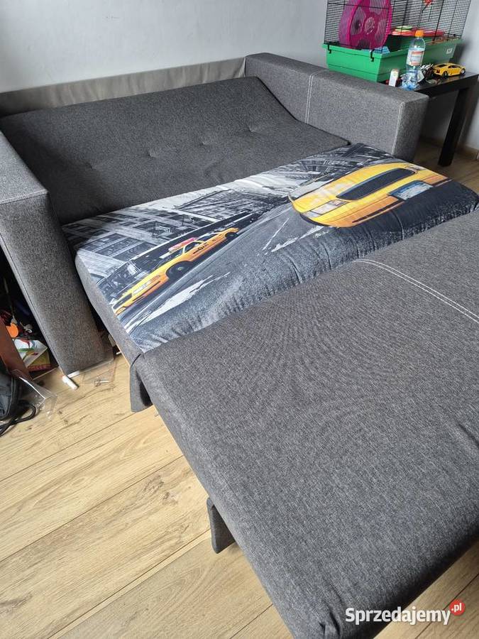 Sofa młodzieżowa rozkładana amerykanka Niska 110cm Sofy i kanapy śląskie