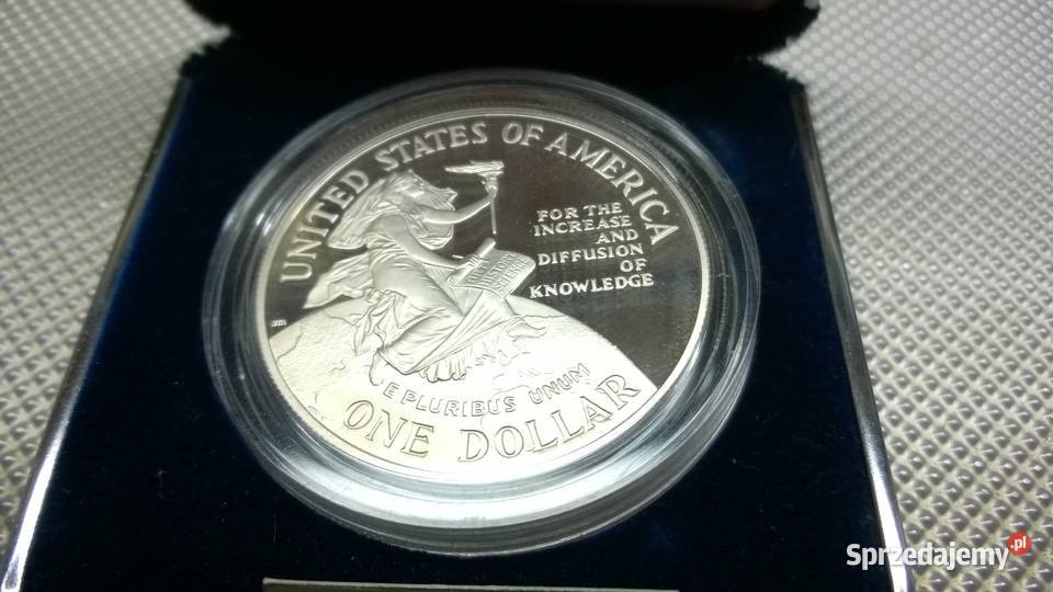 moneta USA 1 dolar 1996 150 rocznica Instytut Warszawa sprzedam