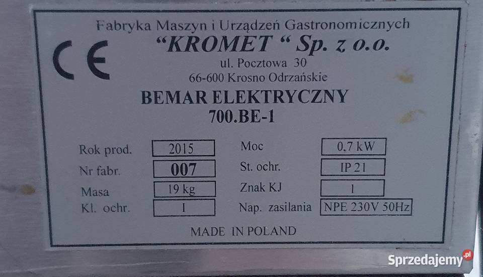 Bemar 13203 mazowieckie Warszawa