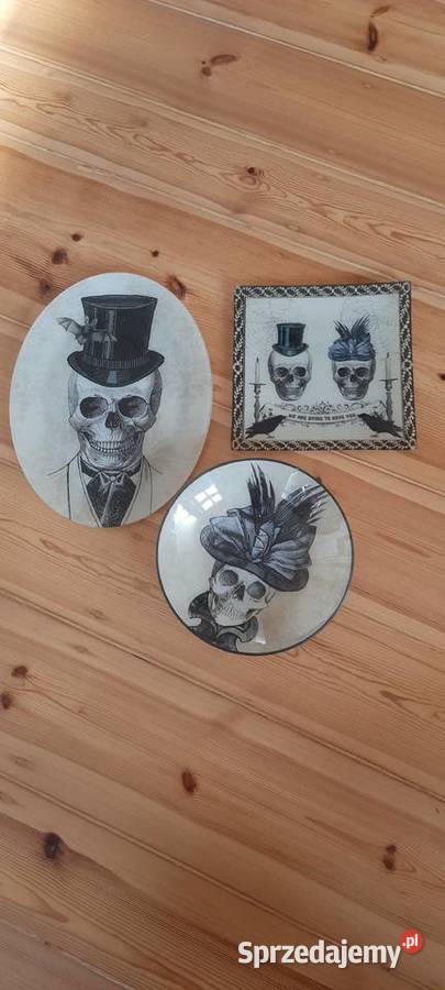 Patera talerz miska do sałatki Halloween szkło Poznań