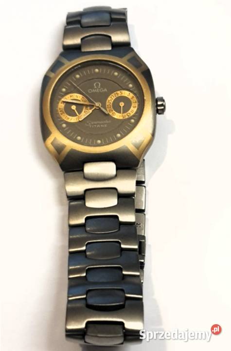 TytanowoZłoty 18k ZegarekOmega Seamaster Poraj sprzedam