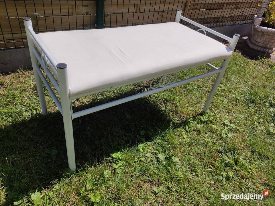 metalowa ławka z siedziskiem Gorzów Wielkopolski