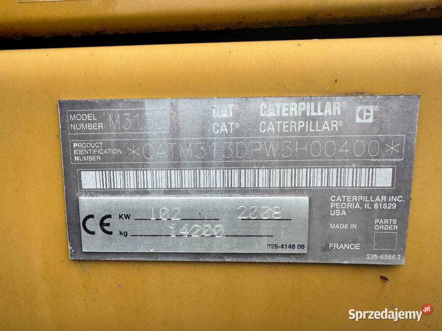 Koparka kolowa CAT nie sprzedam