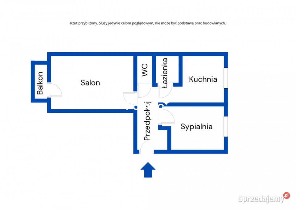 Mieszkanie 46 m2 do wynajęcia 2 pokoje Biała Podlaska