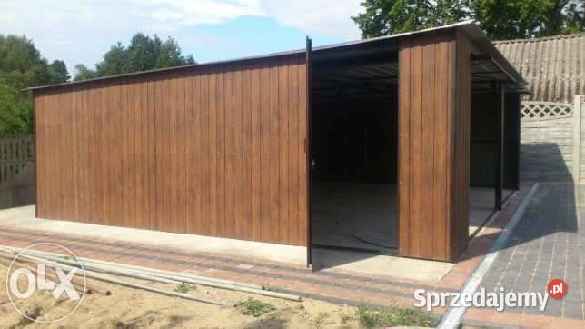 Garaż Blaszany Drewnopodobny Brama Furtka Garaże Malbork