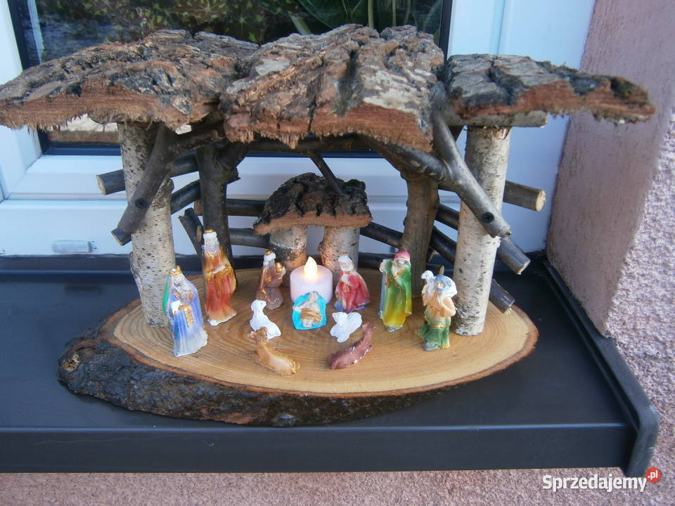 Szopka Bożonarodzeniowa drewniana Siedlce sprzedam