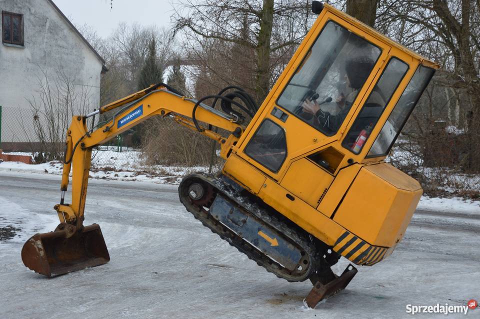 Minikoparka mini koparka KOMATSU PCO5 15T 1992r Złoczew