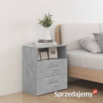 Szafki nocne 2 szarość betonu 50x32x60 803281 Warszawa