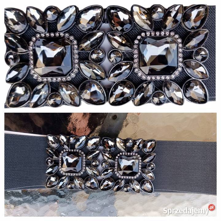 Stylowy biżuteryjny pasek damskielastyczna guma Wieluń