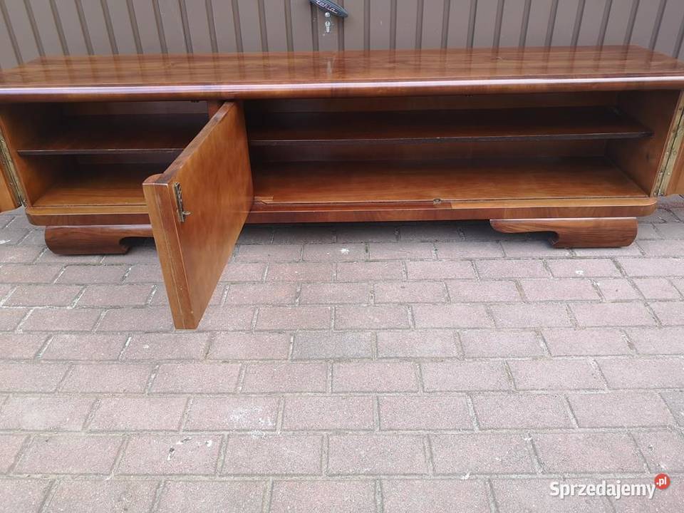 Komoda Szafka RTV ARTDECO Orzech Niska Stara wielkopolskie Swarzędz sprzedam