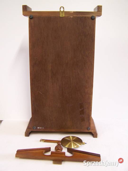 Zegar ścienny mechaniczny JUPITER 31 Day sprawny brązowy Koszalin