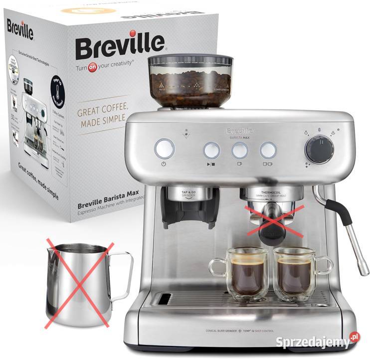 Breville Barista Ekspres do kawy Kolbowy VCF126X Rzeszów