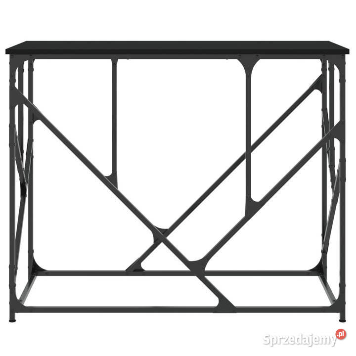 Stolik konsolowy czarny 100x40x80 materiał mazowieckie Warszawa