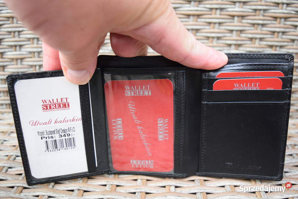 Portfele Szwedzkie Skórzane Okazja 3 Sztuki Nowe Olsztyn