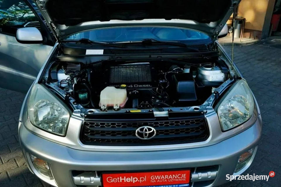 Toyota RAV4 20D4D Klima alu 4x4 serwis 100 2002r mazowieckie Płock sprzedam