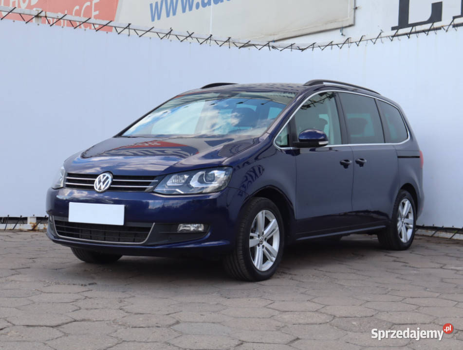 VW Sharan 20 TDI elektrycznie ustawiane fotele łódzkie Łódź
