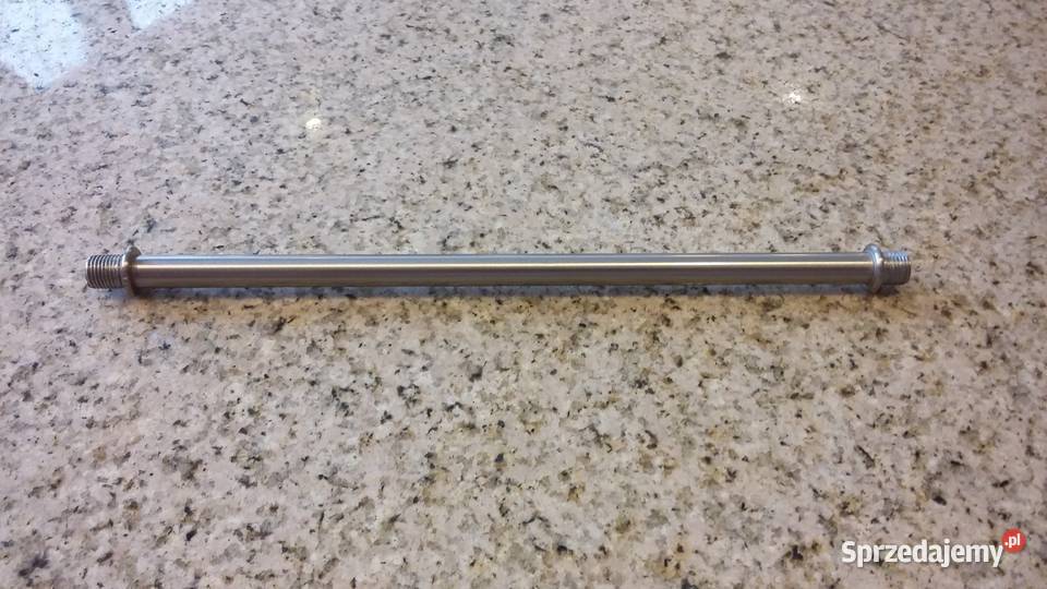 Rurka do lamp 230mm M10x1 kolor stal Wyposażenie wnętrz Warszawa