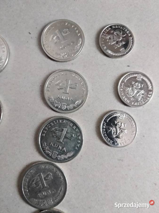 monety kuny republika hrvatska Poznań sprzedam