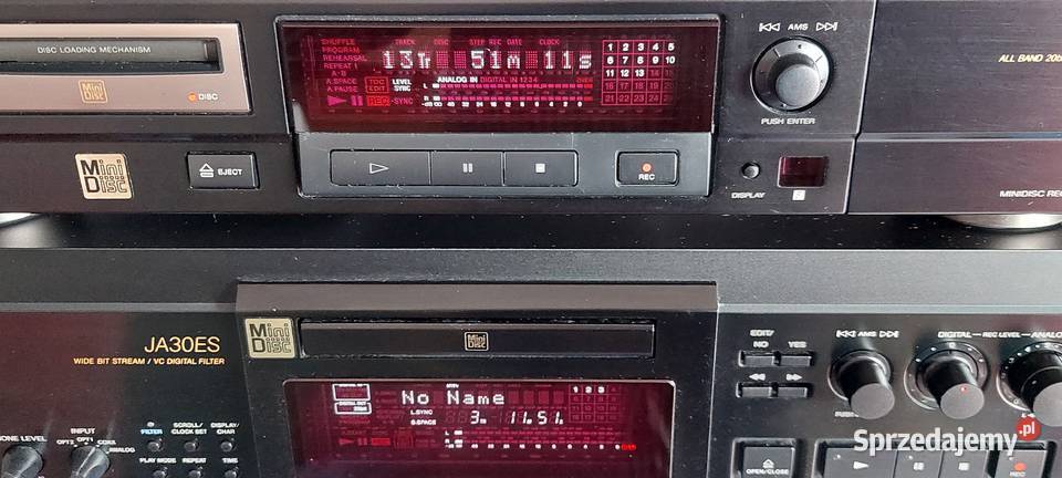 Nagrywarka Minidisc Sony MDS JA 30ES mazowieckie Warszawa