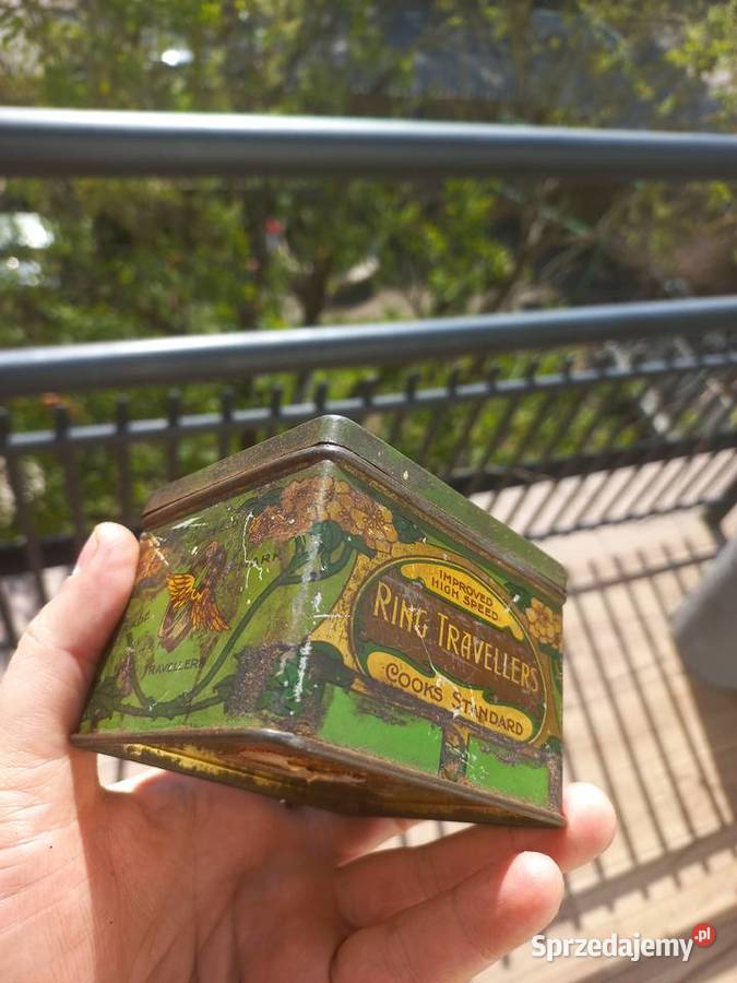 Stare metalowe pudełko cook co Manchester LTD Piastów