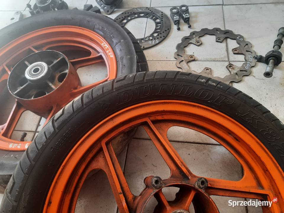 Koła 16 dwa komplety hamulce ośki Kawasaki gpz dolnośląskie Jelenia Góra