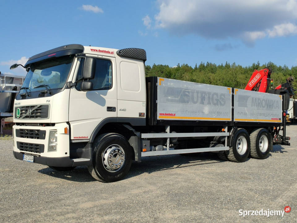 Volvo FM 440 6x4 HDS FASSI F170 Składany w świętokrzyskie Widełki
