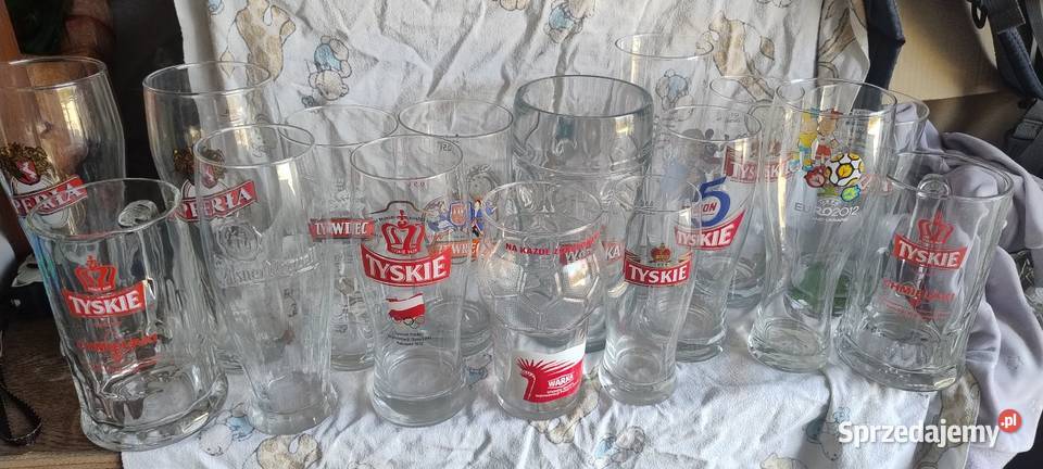 Kufle do piwa 16 sztuk Lublin sprzedam