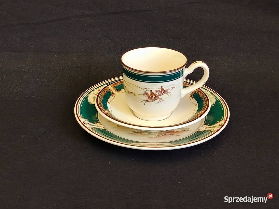 Zestaw kawowy trio Keltcraft Noritake Ireland lubelskie