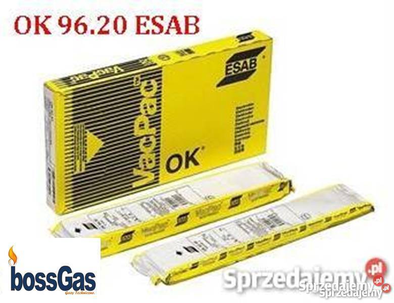 Elektrody do aluminium fi 25 OK 9620 ESAB Gniezno sprzedam