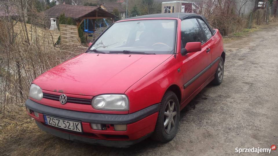 Volkswagen golf 3 Cabrio 1994r 1,8B zamiana lub sprzedam Szczecin ...