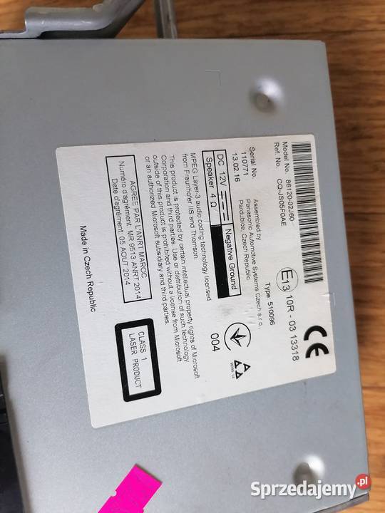 Radio Toyota Auris Warszawa