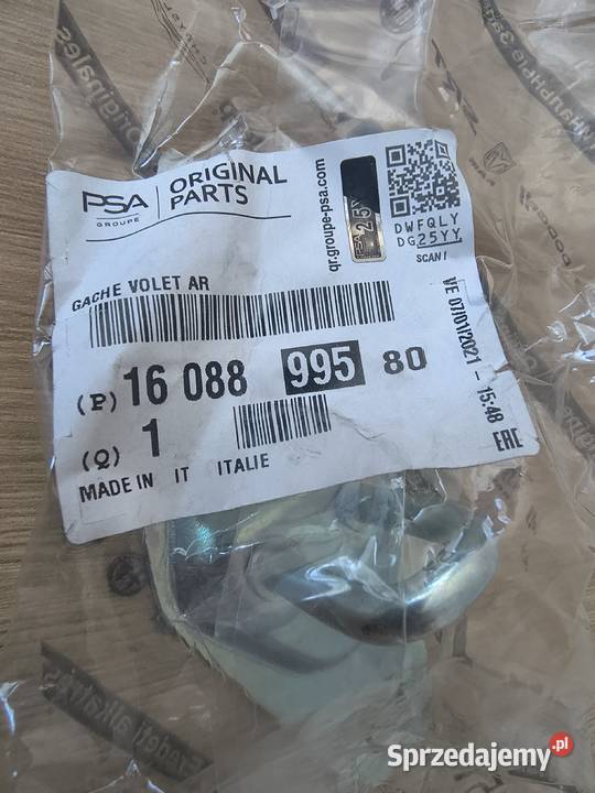 Zaczep zamka pokrywy bagażnika Fiat Citroen Alfa Lublin