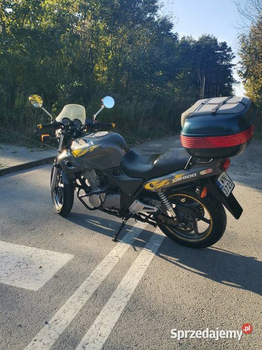 HONDA CB 500 nie GS gmole przewody stal kufer kufry Mińsk Mazowiecki