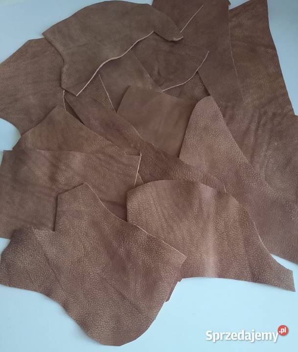 Skóra 485 g Naturalna Włoska Brązowy Postarzana Gdańsk